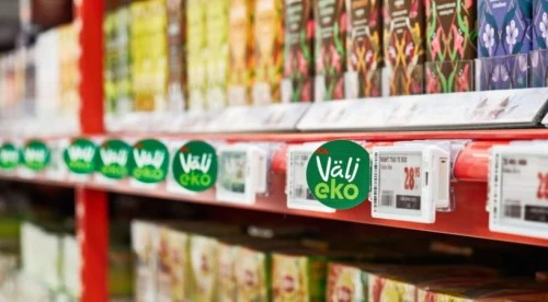 Какви етикети за електронски полици користи Walmart?